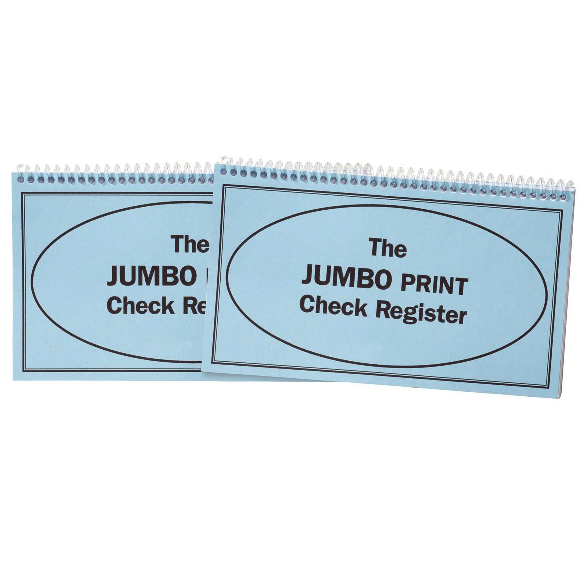 Miles Kimball Giant Print Check Register, Set of 2, Organizers