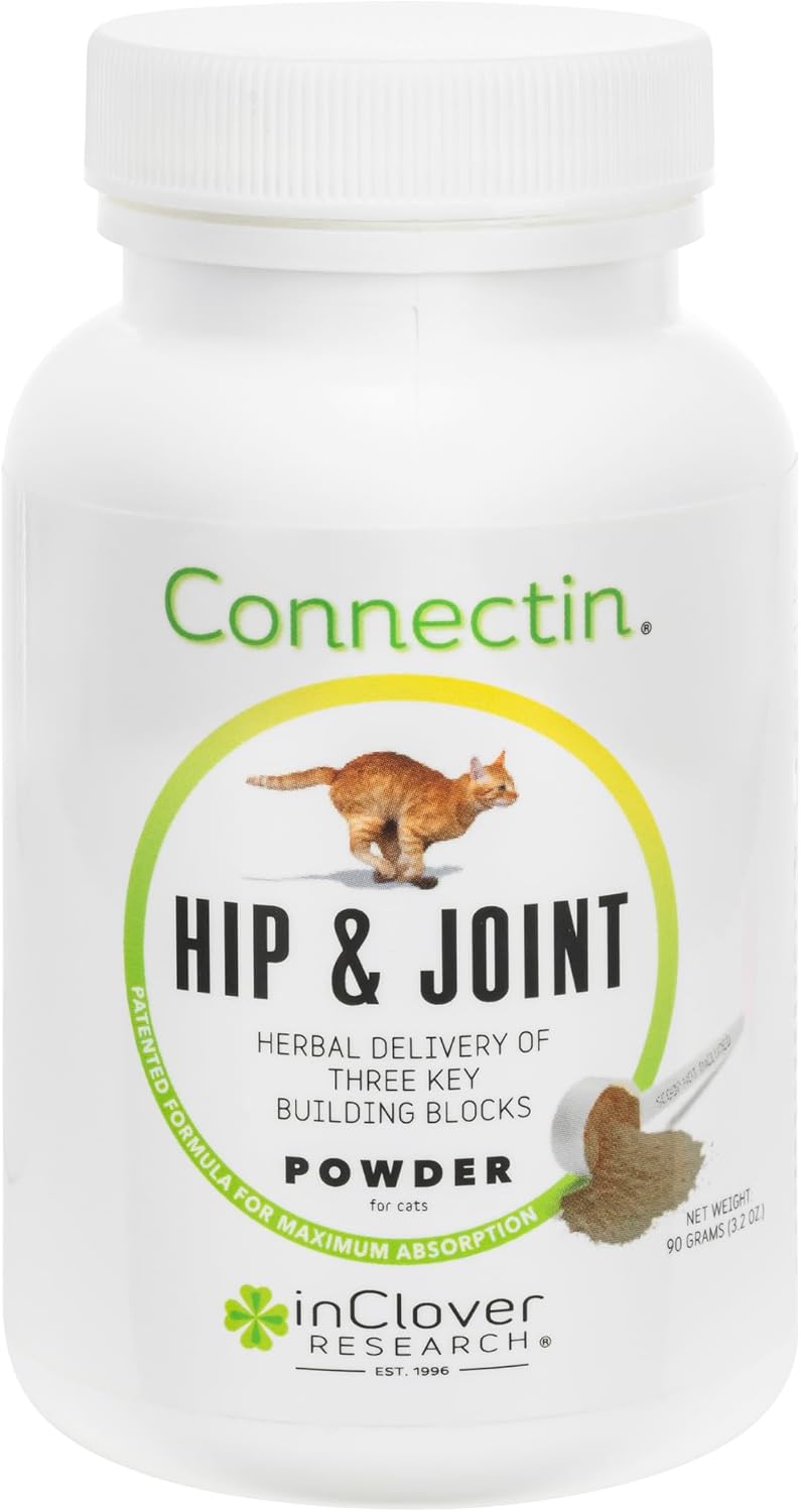 InClover Connectin Hip and Joint Supplement for Dogs - Glucosamine, Chondroitin and Hyaluronic Acid - Soft Chews for Dog Joint Mobility and Comfort Support - 100 Count