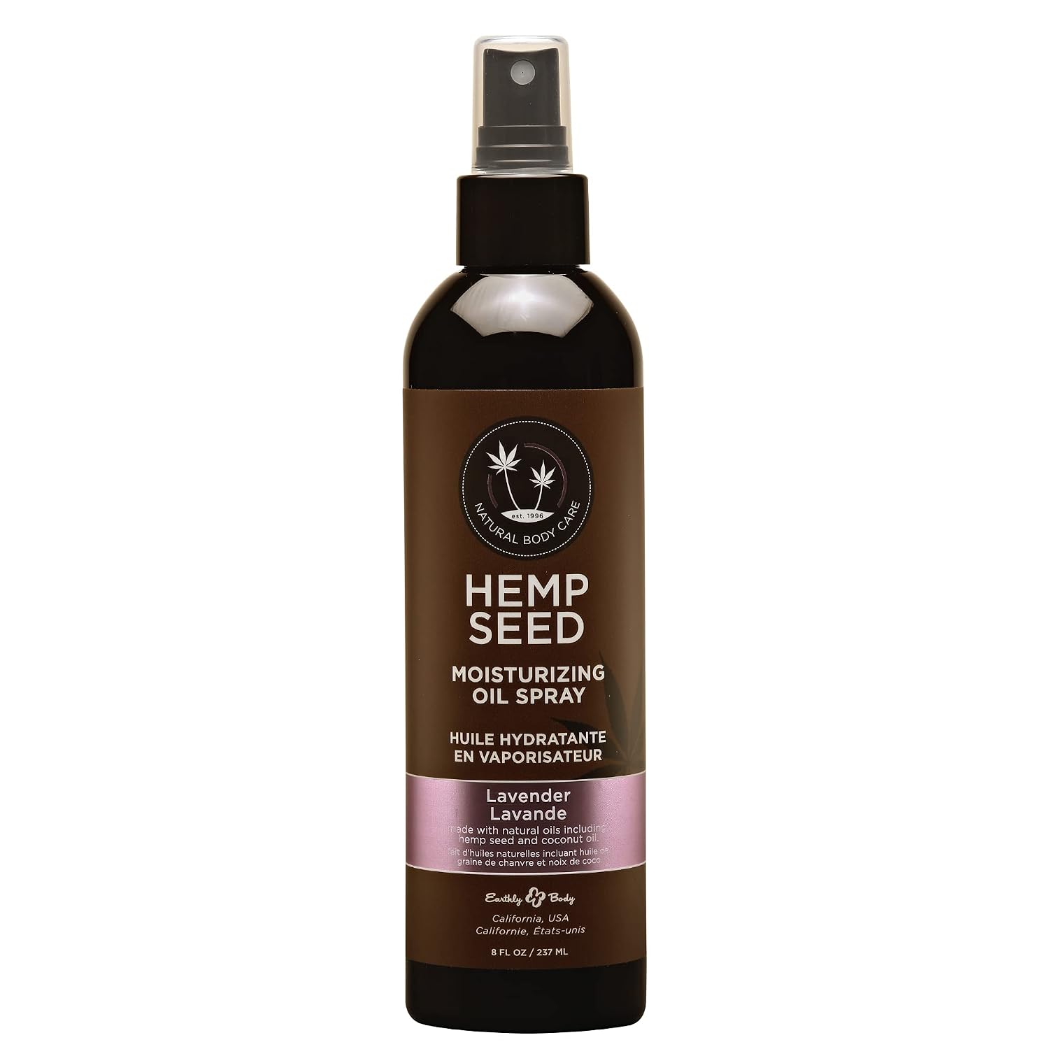 Hemp Seed Moisturizing Oil Spray - 8 oz - Smooth, Moisturize & Protect Skin - With Vitamin E + Hemp Seed, Coconut & Avocado Oils - Vegan, Cruelty Free