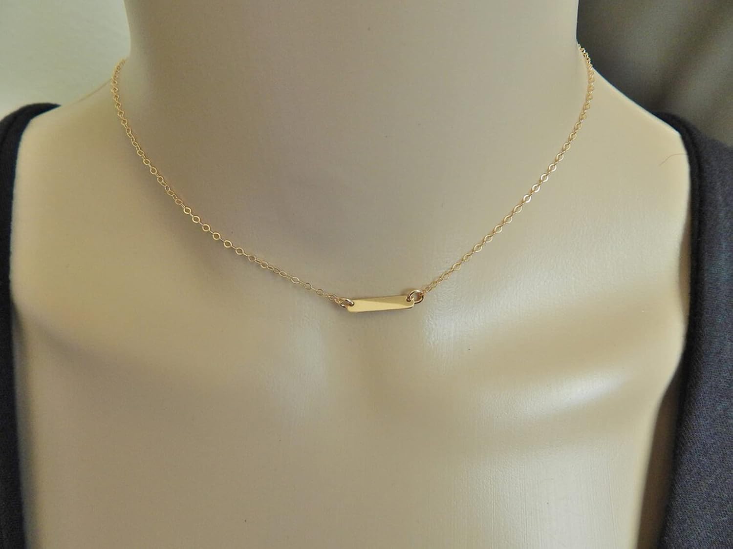 itianxi Dainty Cross Charm Pendant Necklaces,14K Gold Tiny Three Ball Necklace,Simple Fashion Jewelry for Women