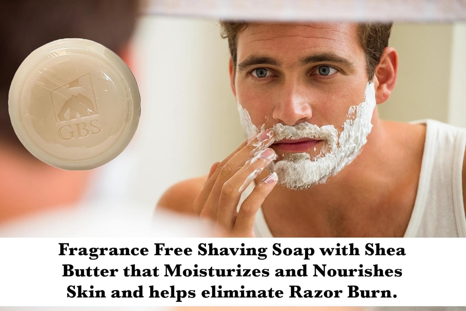 GENTS Men’s Shave Soap, 97% Natural Cedar Pine Scent, Rich Lather Wet Shaving, Traditional Shaving Soap for Men, 3oz Puck
