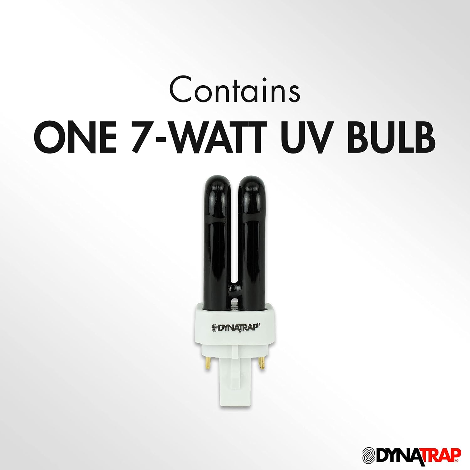 DynaTrap UV Replacement Light Bulb, 7-Watt UV Bulb | Compatible with 1/2 Acre DynaTrap Flying Insect Trap Models, Attract Mosquitoes, Biting Flies, Gnats, and Moths, 41050