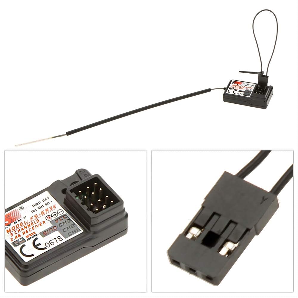 GoolRC Flysky FS-GR3E AFHDS 3CH Receiver for FS-GT2 FS-GT2B FS-GT3B FS-GT3C FZ-IT4S