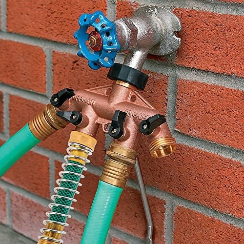 Hourleey Garden Hose Protector, Hose Extension Adapter with Coil Spring, 2 Pack