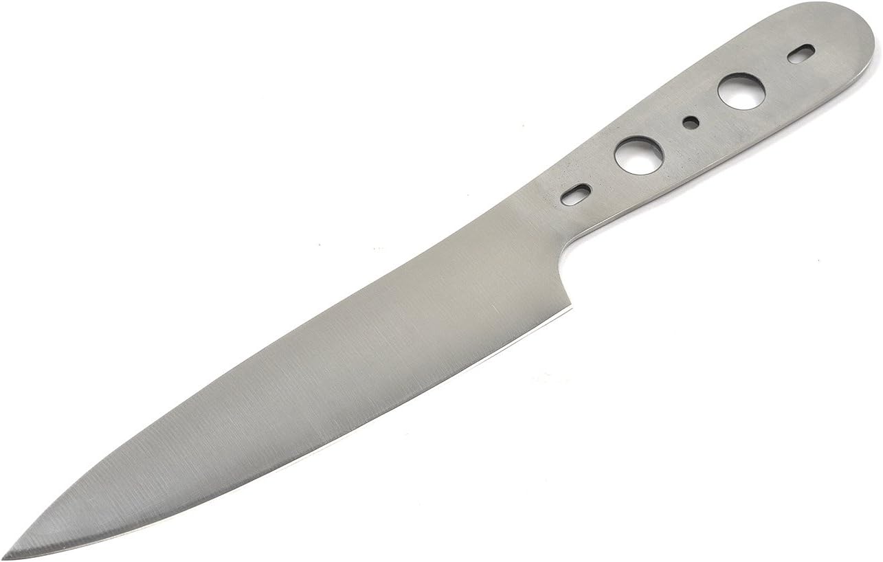 440c Stainless Steel Chef's Knife Blank (Cryogenically Enhanced) Made in USA [SS106]