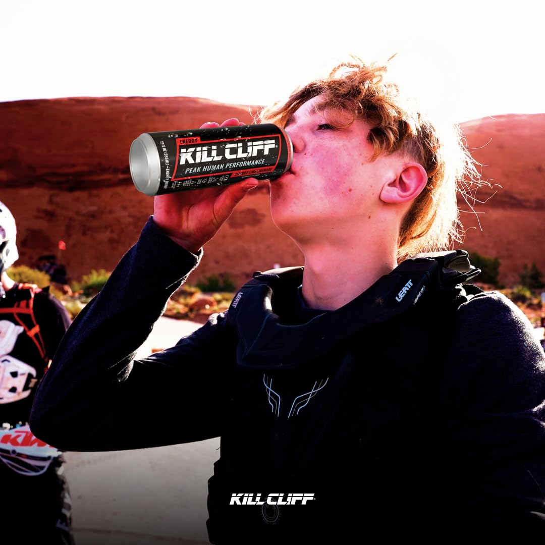 Kill Cliff Energy Drink - Sugar Free - Smashing Citrus 12 oz 12 Pack
