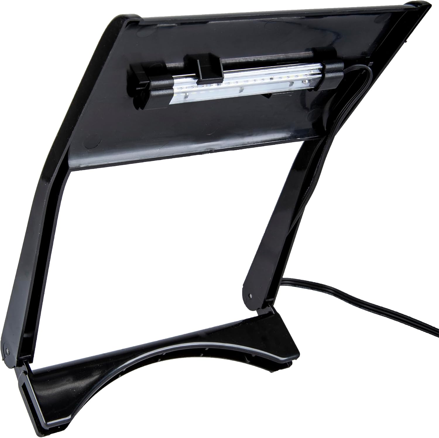 Marineland Portrait Glass LED Aquarium Kit, 5 Gallons, Hidden Filtration,Black