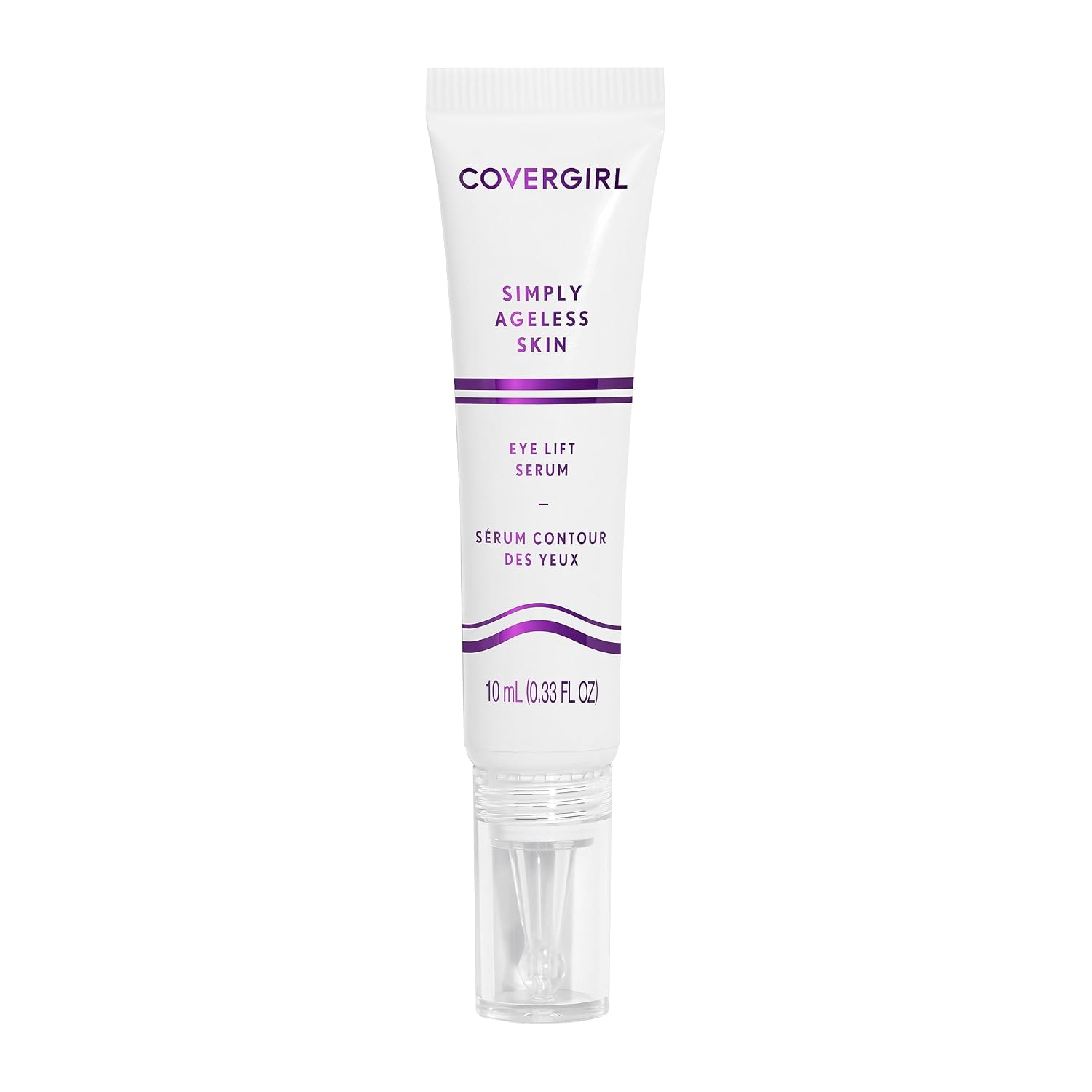 COVERGIRL Simply Ageless Skin Eye Lift Serum, Reduces Wrinkles, 1 Pack, 0.92 Oz, Serum, Face Serum, Skin Tightening Serum, Anti-Wrinkle Serum