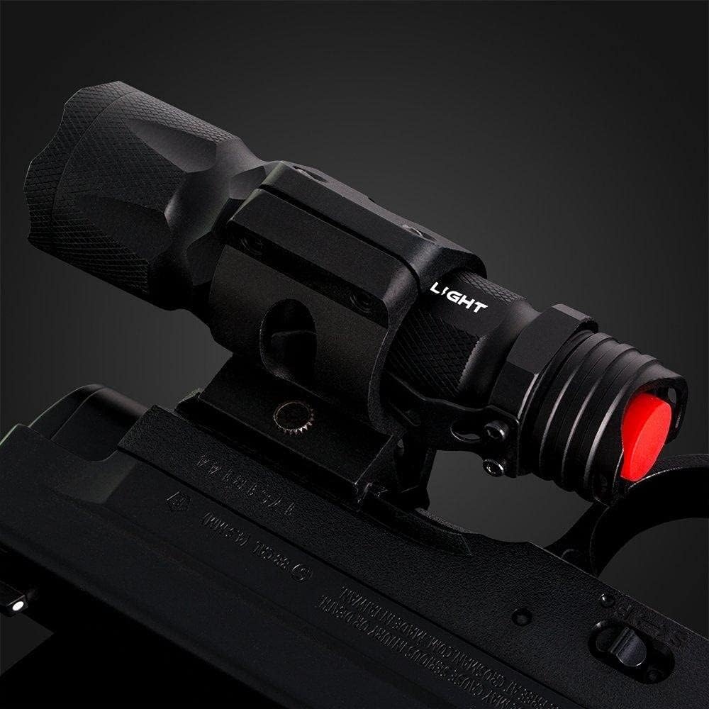 GearLight M3 Mini LED Flashlight - 2 Bright, Small Tactical Flashlights with High Lumens and Pocket Clip for Camping