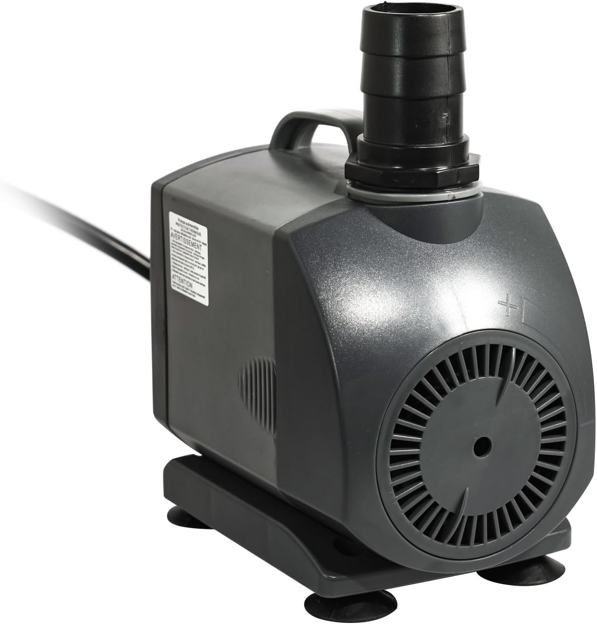 Jebao FA-5000 1200GPH Submersible Fountain Pump for Hydroponics, Aquaponics, Waterfall, Fish Pond