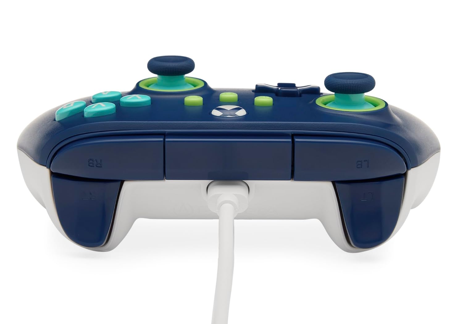 PowerA Wired Controller for Xbox Series X|S - blue, gamepad, video game/gaming controller, works with Xbox One, Officially Licensed