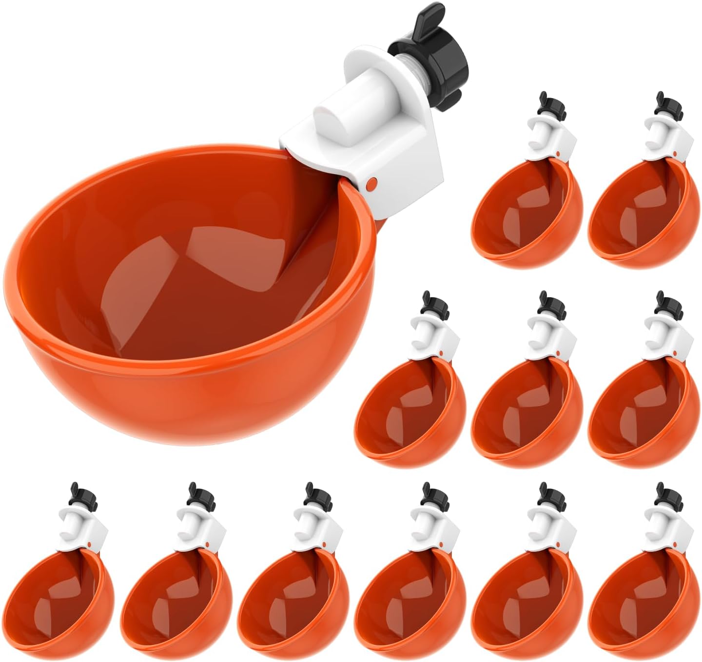 Lil'Clucker Large Automatic Chicken Waterer Cups | Chicken Water Feeder Suitable for Chicks, Duck, Goose