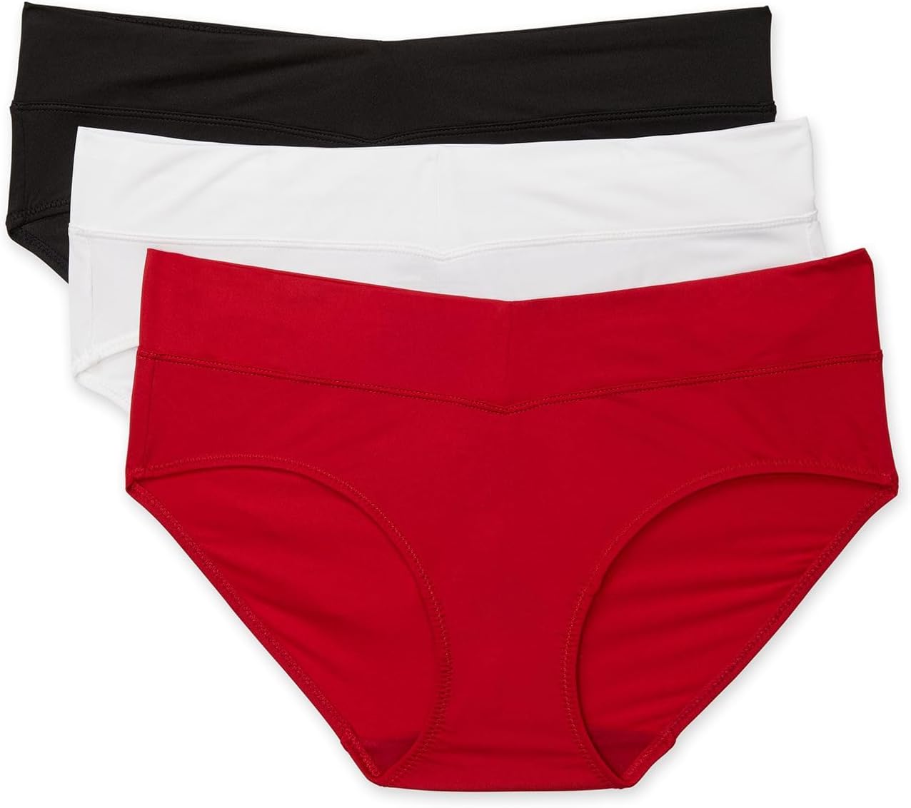 Warner's womens Blissful Benefits No Muffin Top 3 Pack Hipster Panties