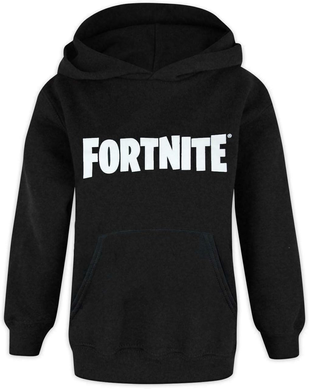 FORTNITE Hoodie Boys Kids Game Hooded Long Sleeve Jumper Black