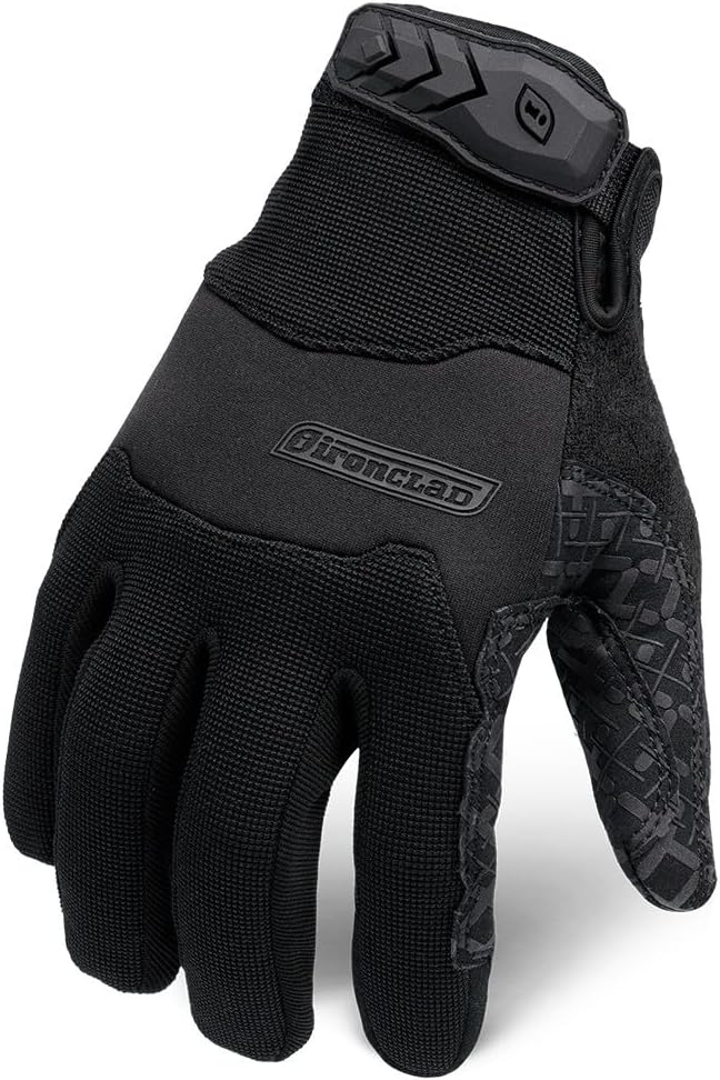 Ironclad Tactical Operator Grip Gloves,Black