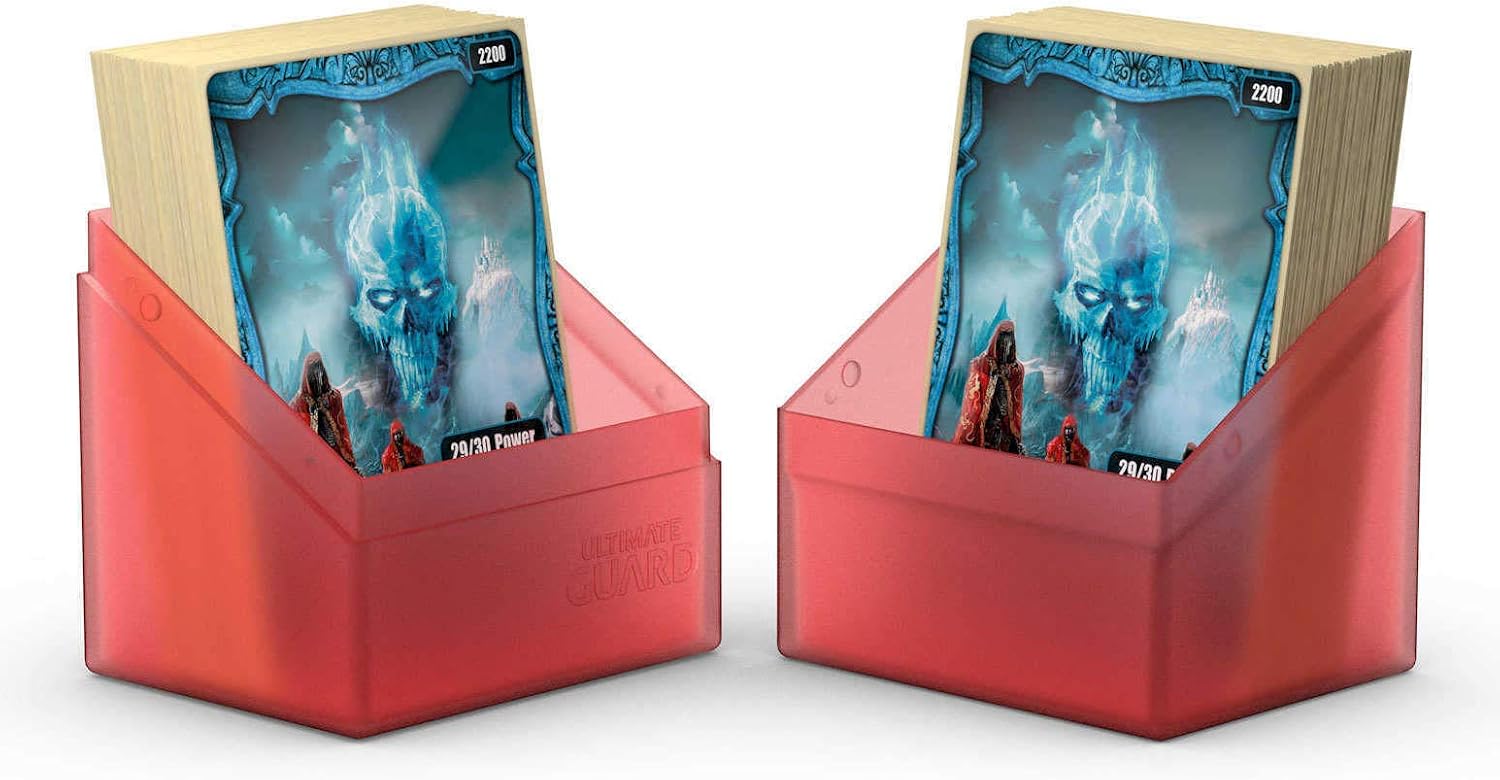Ultimate Guard Boulder 100+ Classic, Deck Case for 100 Double-Sleeved TCG Cards, Emerald, Secure & Durable Storage for Trading Card Games, Soft-Touch Finish