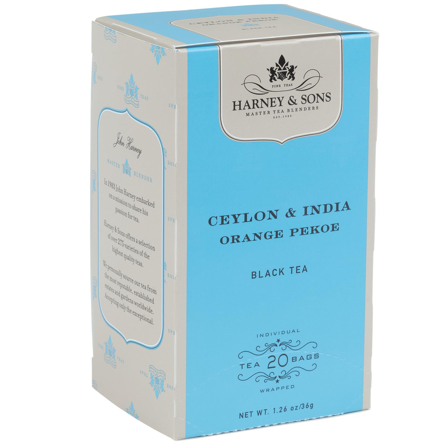 Harney & Sons Tea Bags Tropical Green 20 Count