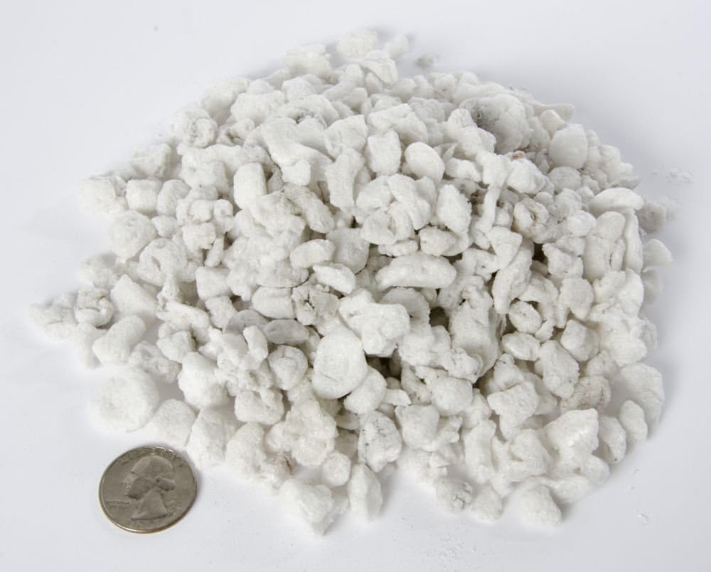 JSPERL32 - Grade #4 Perlite, Super Course, (4 Cubic Feet) Hydroponic Perlite, White - Better Aeration and Drainage, Derived from a Natural Source