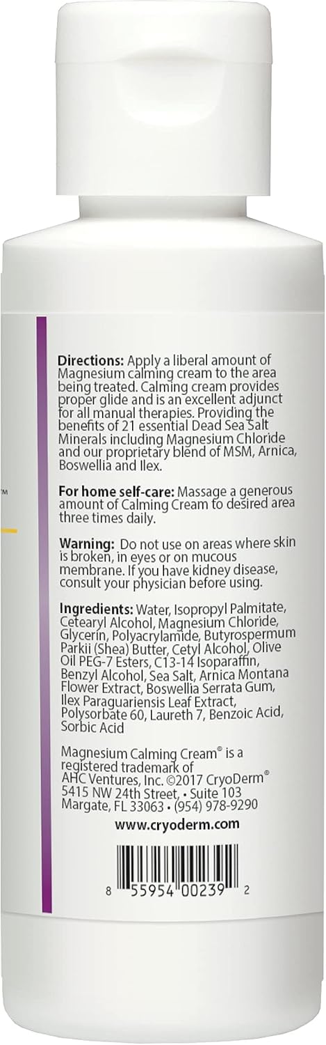 Magnesium Calming Cream 4 oz