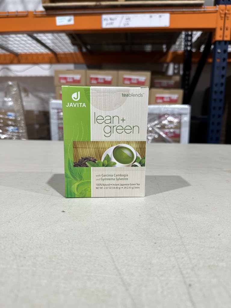 Lean + Green Japanese Matcha Green Tea Mix by Javita – Premium Instant Green Tea & Herbs – Daily Metabolism