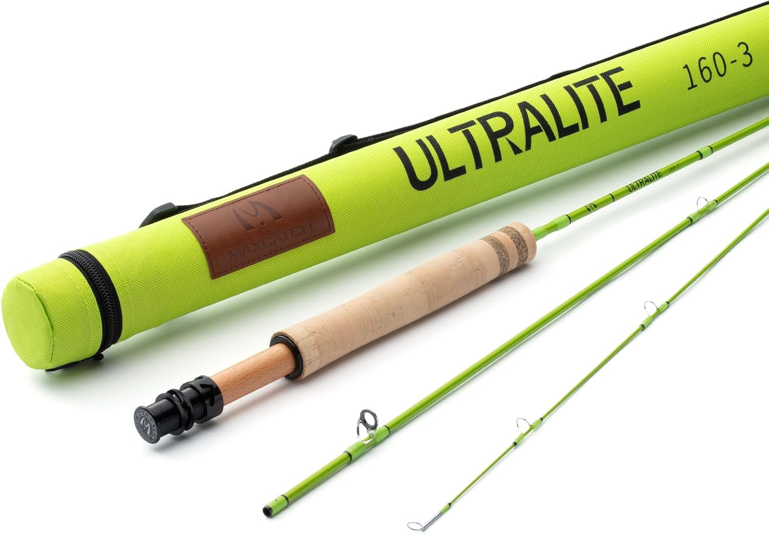 Maxcatch Ultralite-X Fly Fishing Rod for Small Streamers, Super Light Weight, Trout Fishing, 1/2/3wt, Small River