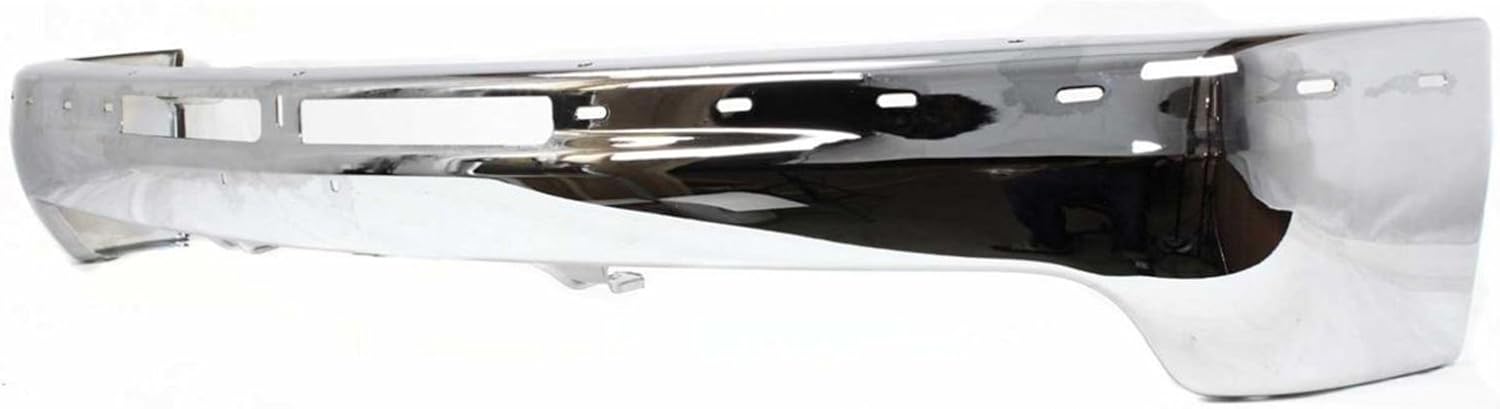 BUNDLE FOR 99-02 SILVERADO 1500 2500LD FRONT BUMPER CHROME FACE BAR UPPER CAP LOWER VALANCE FOG LIGHT W/TOW HOOK HOLE 5PCS GM1051103 GM1002812