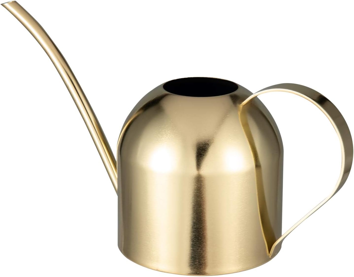 IMEEA Indoor Watering Can for House Plants 33oz/1L Brushed Stainless Steel Watering Can with Long Spout for Succulents, Bonsai
