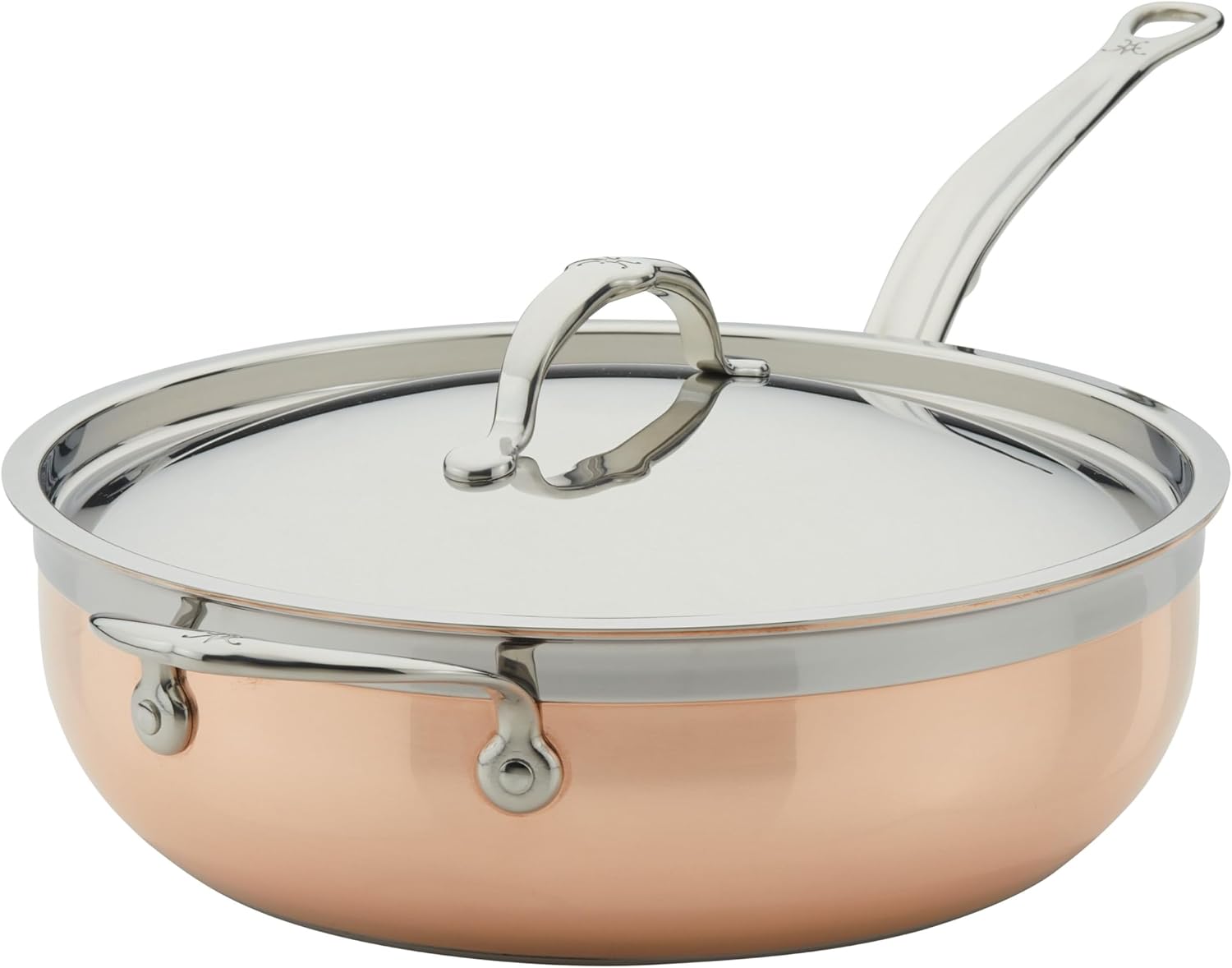 Hestan - CopperBond Collection - 100% Pure Copper Frying Pan, Induction Cooktop Compatible, 8.5-Inch