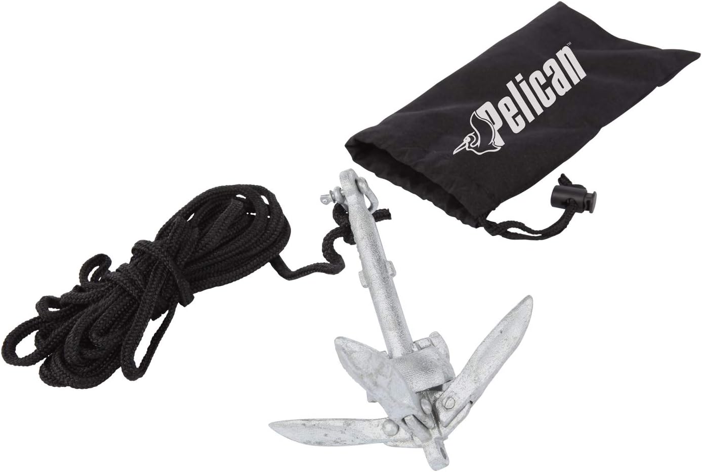 Compact Anchor Kit for Kayak, Canoe, SUP, Inflatables or Small Boats, Foldable Storage Bag, Ideal for Fishing Kayak Boating