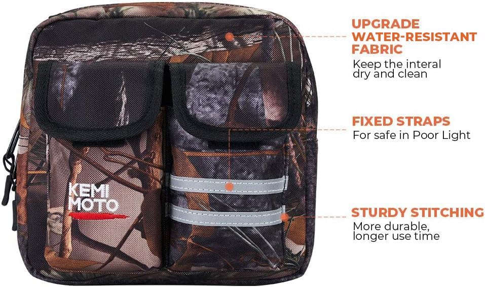 KEMIMOTO ATV Tank Bag, Water-resistant Warm Cooler Motorcycle Saddle Bag
