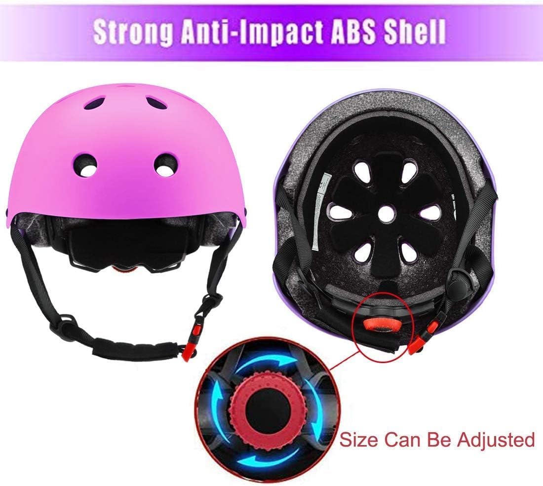 Adjustable Helmet for Ages 3-16 Kids Toddler Boys Girls Youth