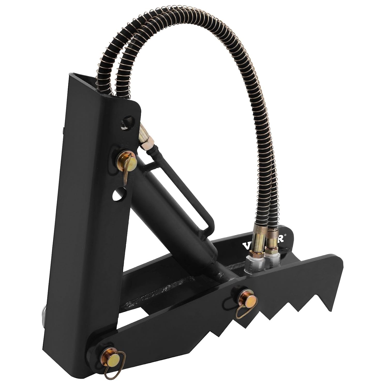 Vevor 18" Hydraulic Backhoe Thumb, 1/2" Thickness Heavy Duty Excavator Thumb, Black Steel Weld On Thumb Attachments with Hydraulic Cylinder