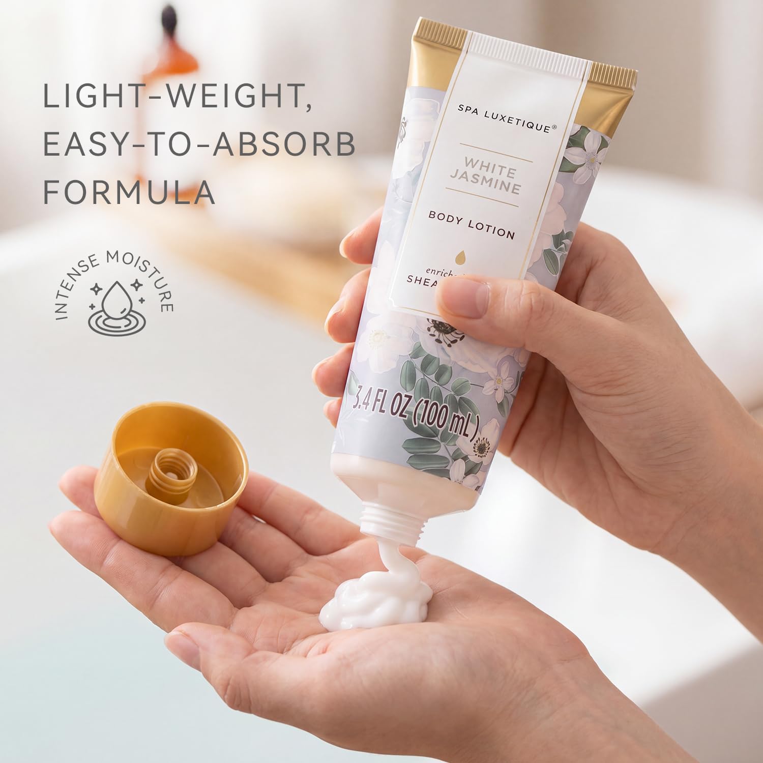 Self Care Gifts for Women, Spa Luxetique 8pcs Daisy Bath and Body Gift Baskets for Her, Bath Set with Bubble Bath, Lotion, Christmas Gifts for Mom