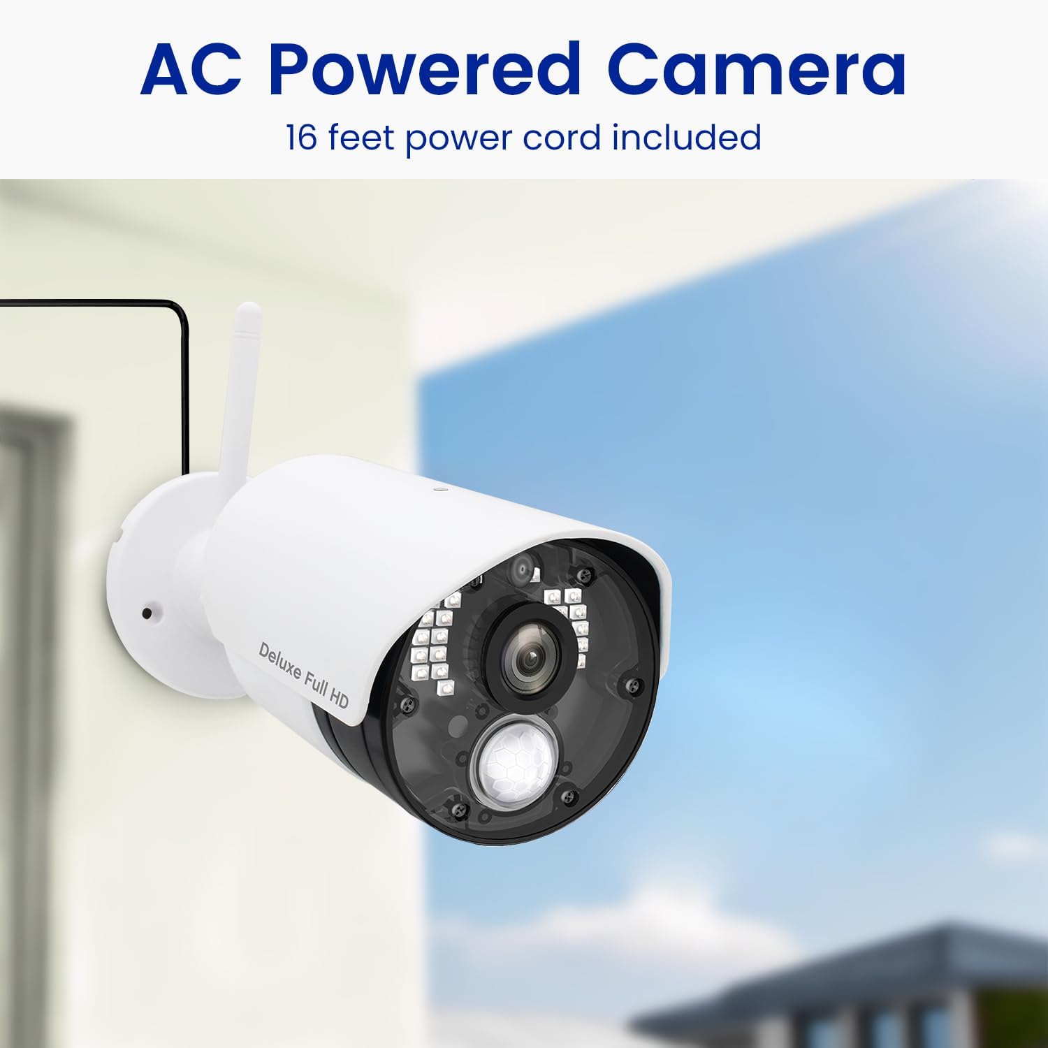 CasaCam Wireless Security Camera Air, 7 inch Monitor, 2 720p Cams, No Fees