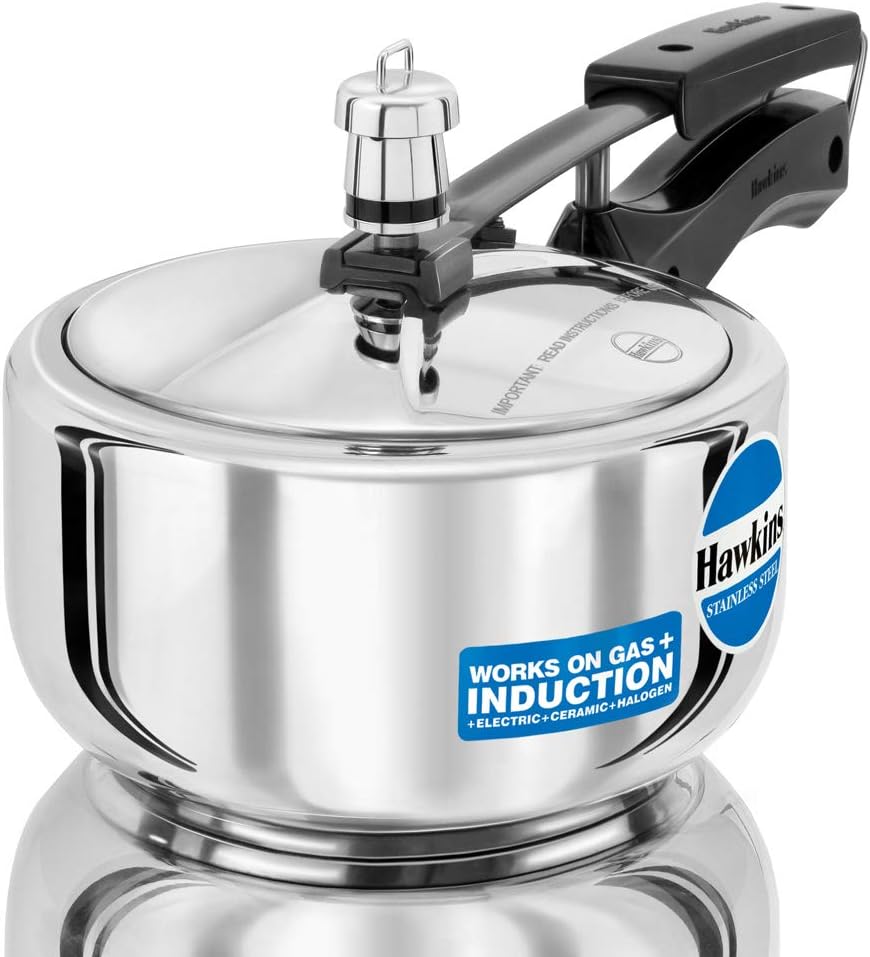 Hawkins Stainless Steel 5.0 Litre Pressure Cooker