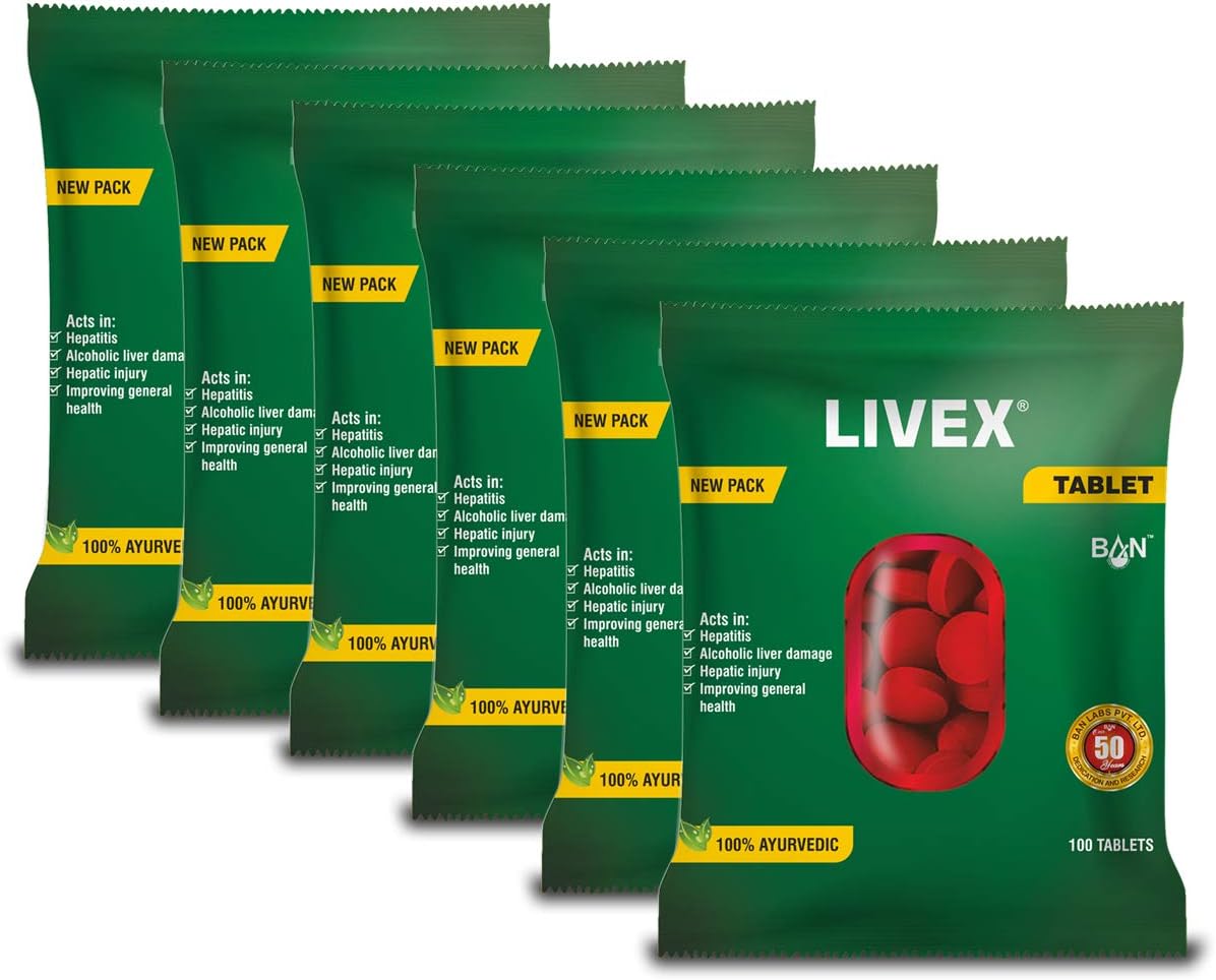BAN Livex Tablet (100 Tablets) - Pack of 6
