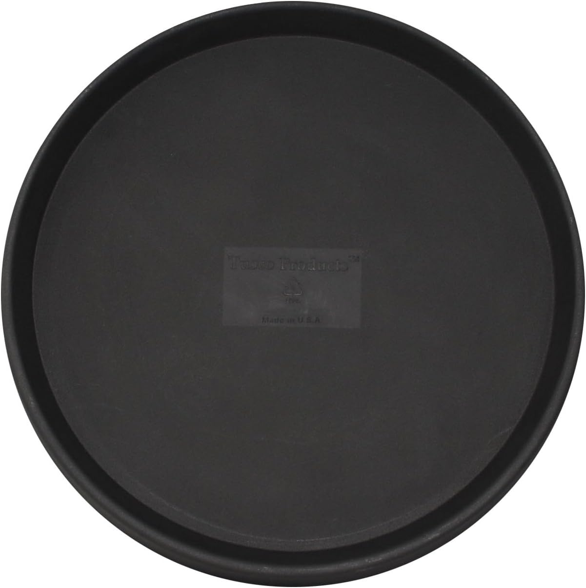 Tusco Products Round Saucer Planter Tray, 22-inch, Slate