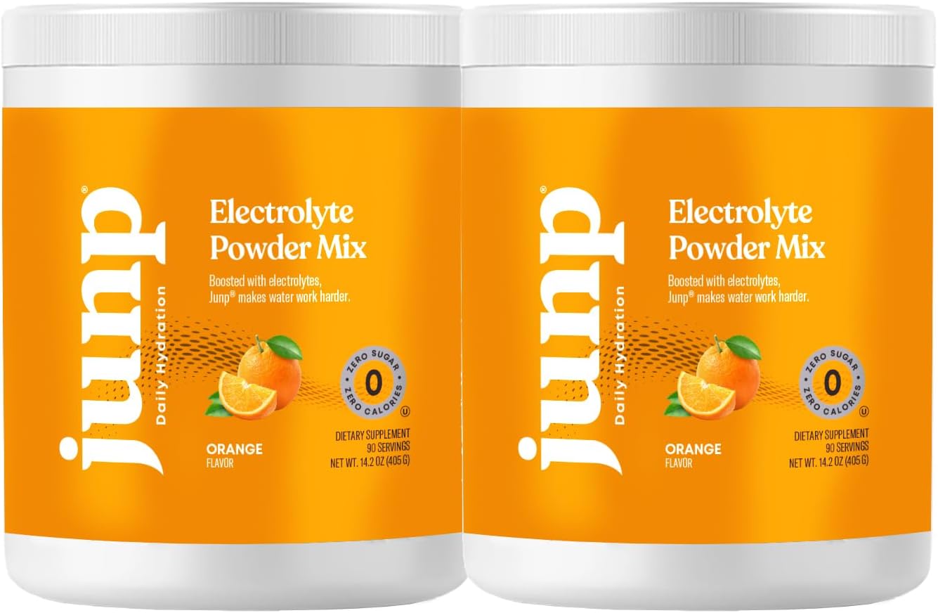 JUNP Electrolytes Powder No Sugar No Carbs – Lemonade Keto Electrolyte Drink Mix - Potassium & Salt Hydration Powder Electrolytes - Zero Calorie