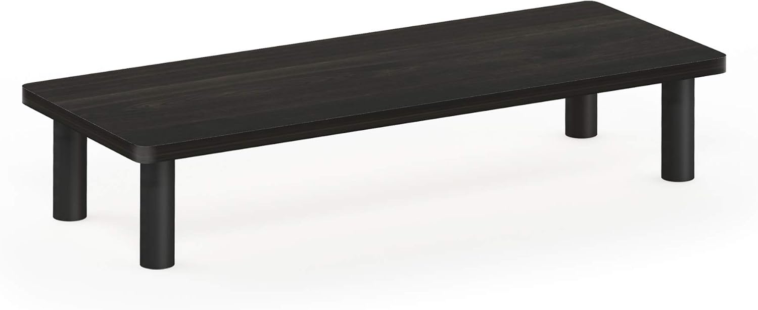 FURINNO Turn-N-Tube Monitor Stand, French Oak Grey/Black
