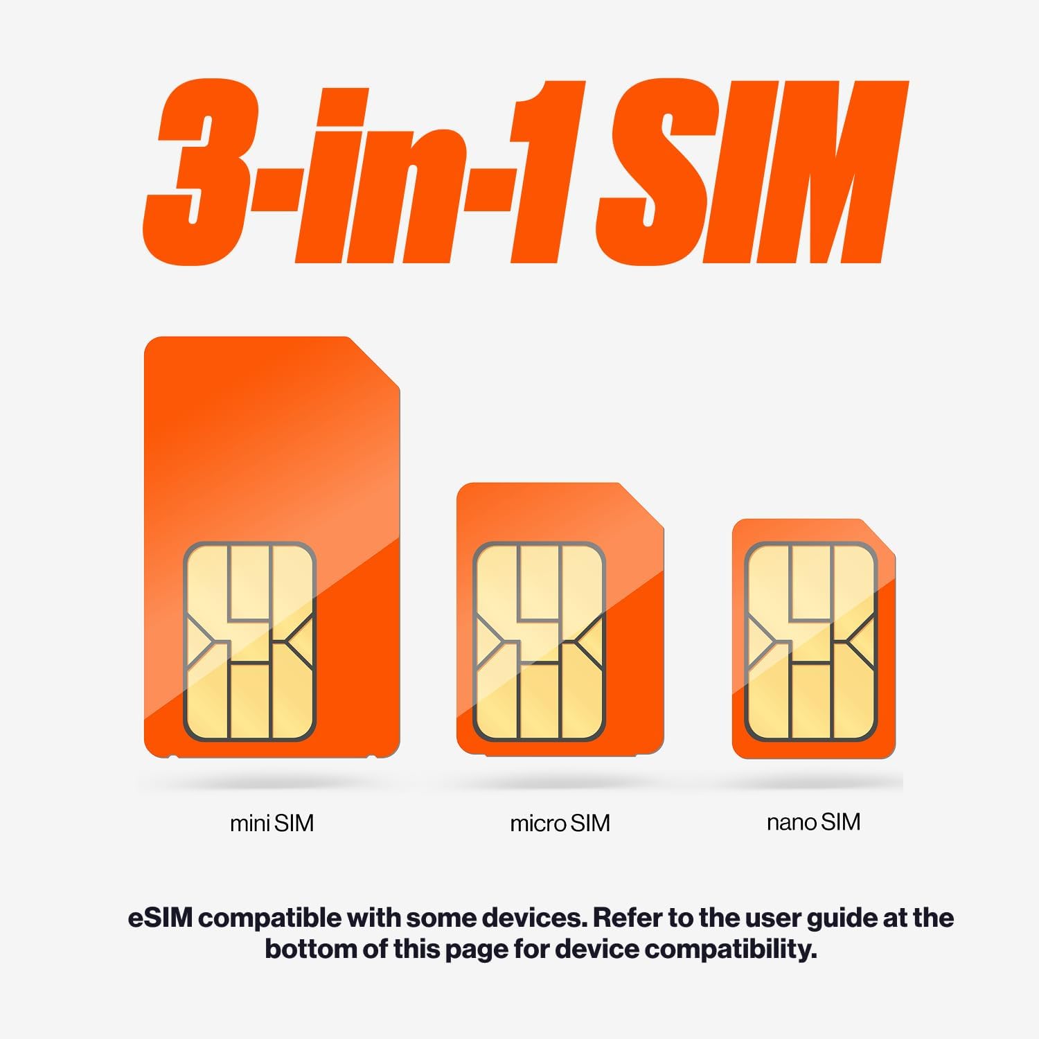 Boost Mobile Pick-a-Plan SIM Kit: Pick Your Plan at Activation | 3-in-1 Universal SIM | 5G/4G LTE Prepaid Wireless | Plans from $25–$60/mo | Works