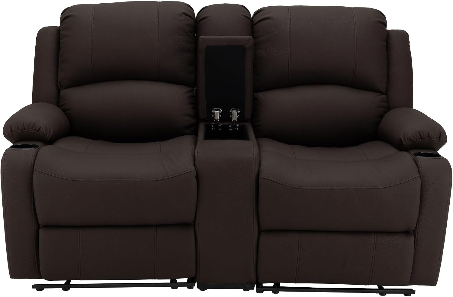 Camper Comfort 65" Wall Hugger Reclining RV (Manual, Slate)