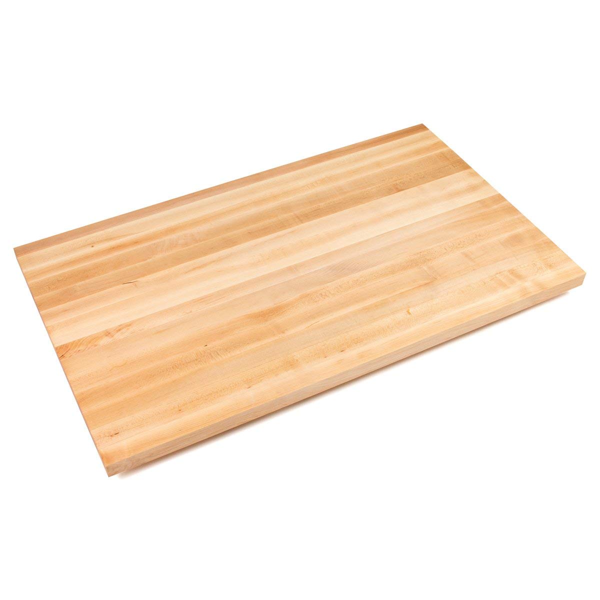 John Boos Edge-Grain Maple Butcher Block Countertop - 1-1/2" Thick, 60"L x 25"W, Oil Finish