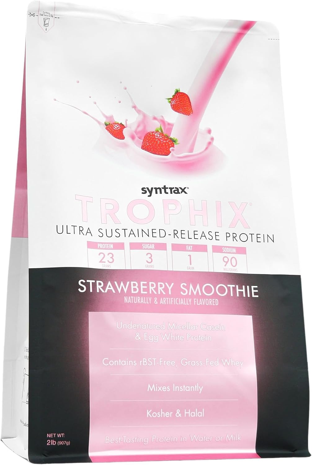 Syntrax Nutrition Trophix, Ultra Sustained-Release Protein Powder Blend, Chocolate Supreme, 5 lbs.