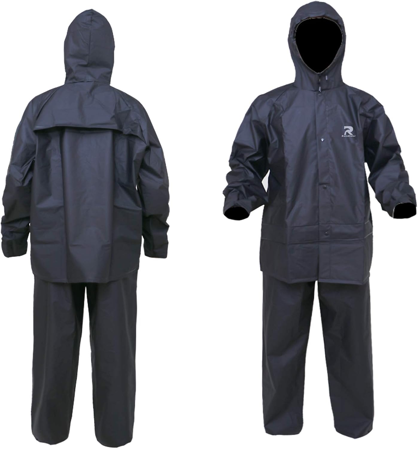 Ultra-Lite Rain Suit for Men Women Waterproof Protective Rain Coat with Pants 2 Pieces Rain Gear