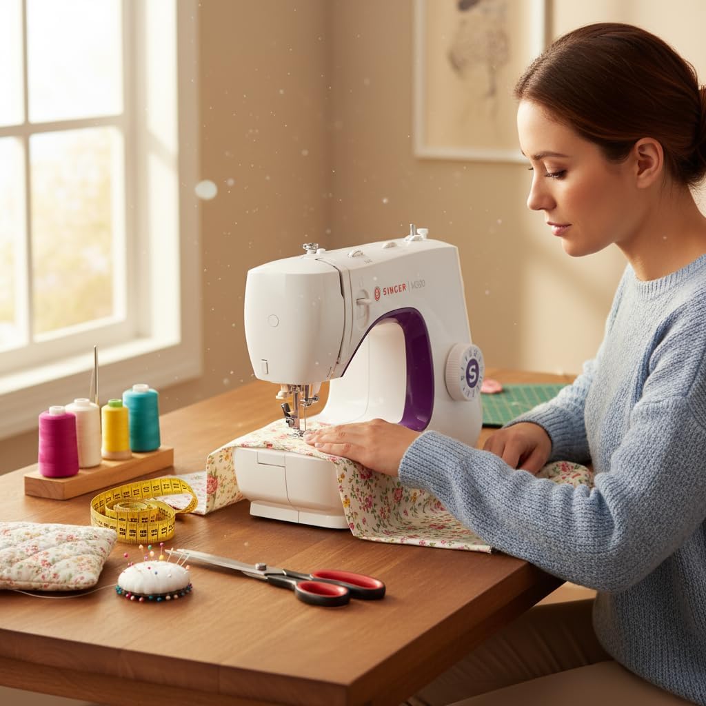 SINGER® M3500 Lightweight Portable Sewing Machine with Accessory Kit