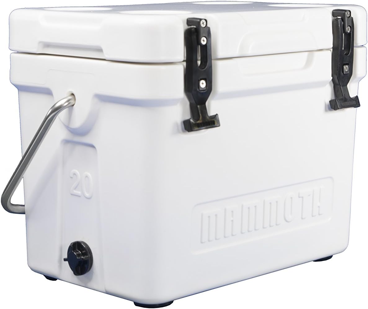 Mammoth Coolers Cruiser Series, Insulated Hard Ice Chest with Durable Double-Walled Rotomolded Construction, Great for On-The-Go Recreational Activities (Cruiser 20, Tan)