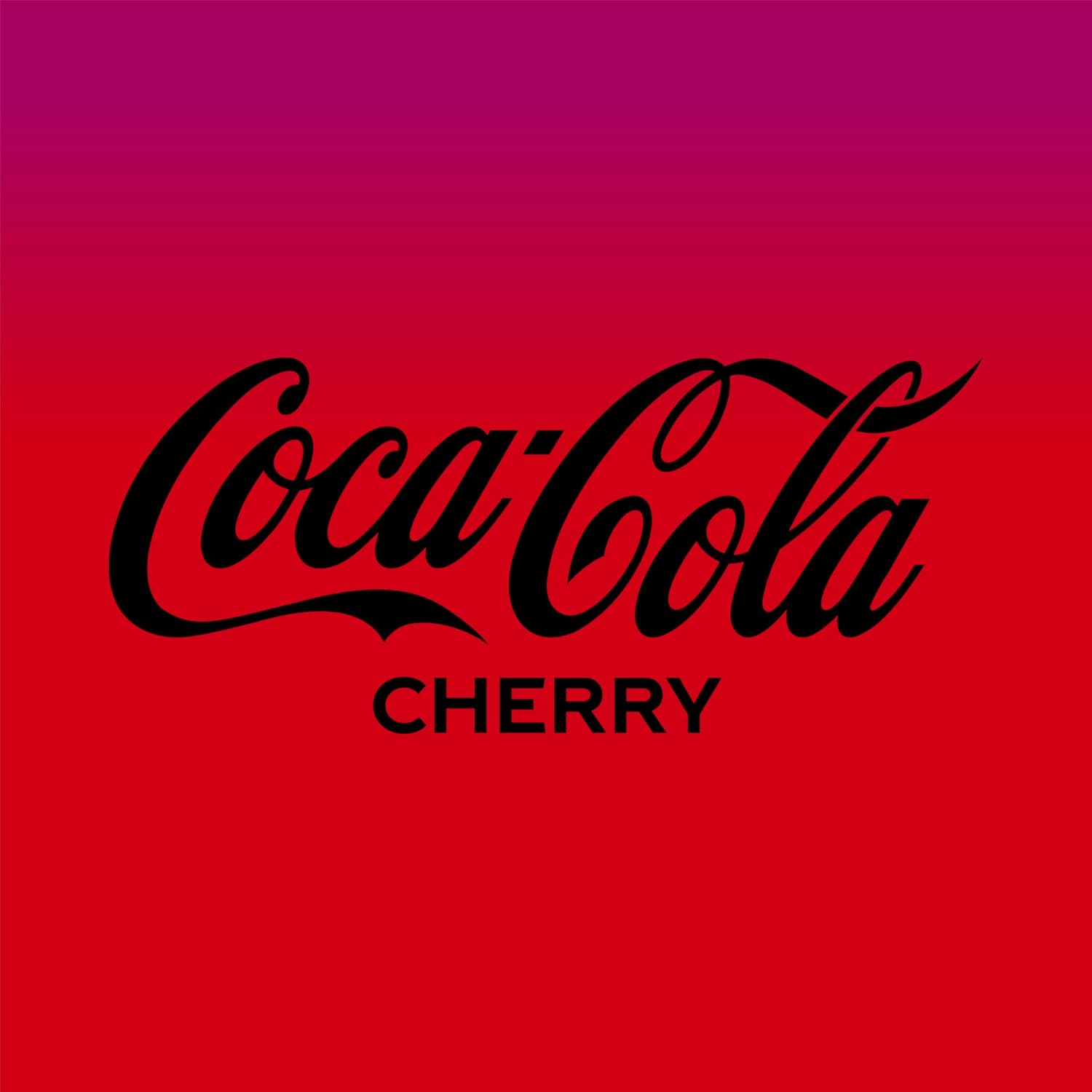 Coca-Cola Zero Sugar Cherry Soda Soft Drink Bottles, 16.9 fl oz, 6 Pack