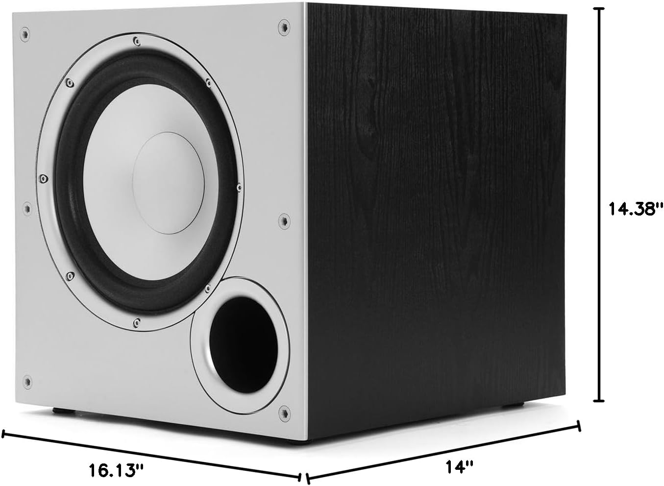 Polk Audio PSW10 10" Subwoofer, Big Bass Compact Design, Up to 100 Watts