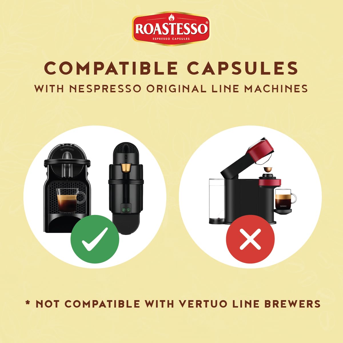 Roastesso, Aluminum Espresso Capsules, Flavors Variety Pack, Natural Flavored Coffee Pods with French Vanilla, Caramel, Chocolate & Hazelnut