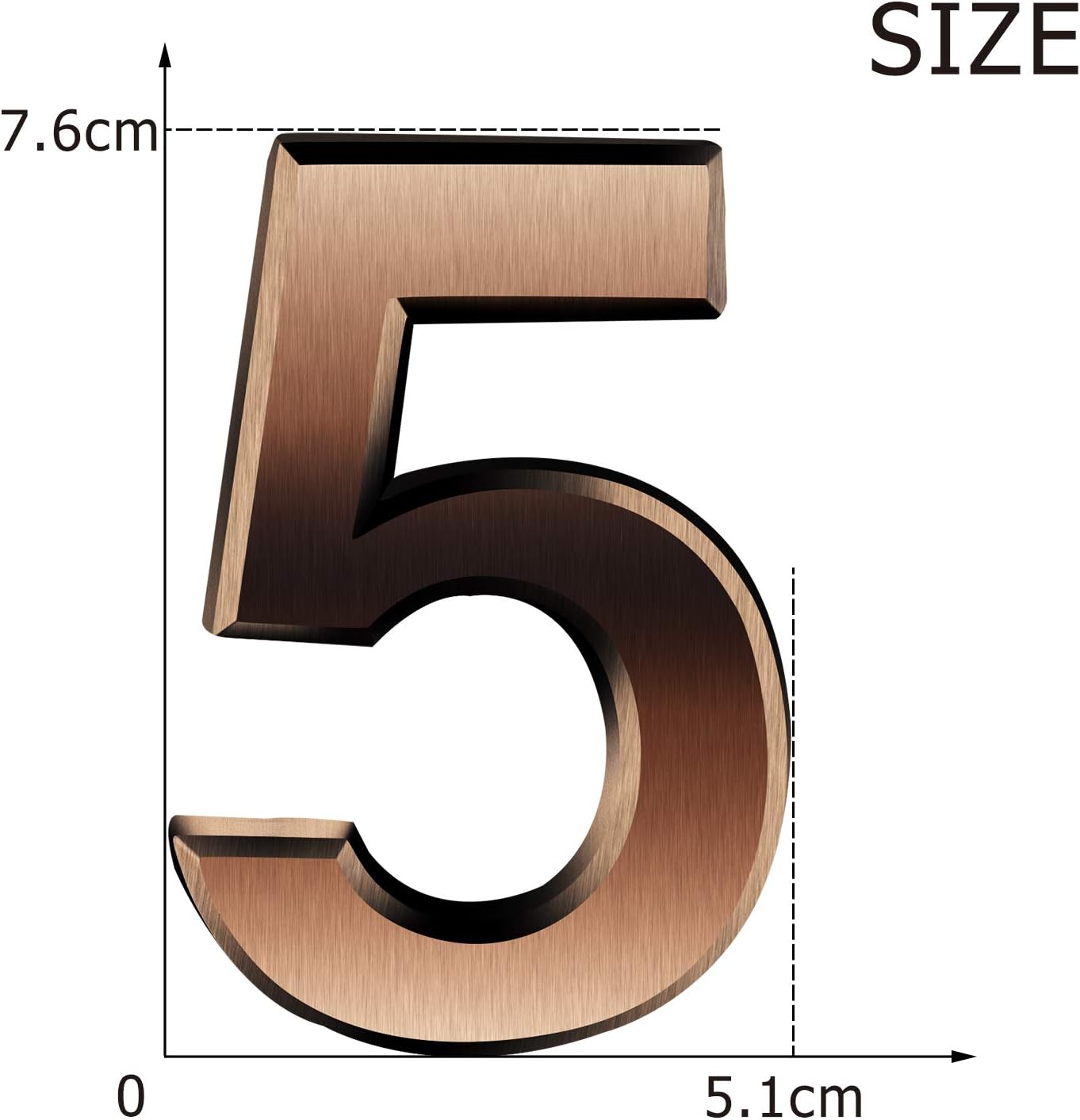 20 Pieces House Numbers Mailbox Numbers 0-9, 3D Door Address Numbers Self Adhesive Mailbox Numbers Sticker or House, Apartment, Office, Hotel Room